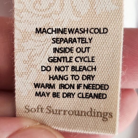 Soft Surroundings White Denim Elastic Waistband Pull on Cropped Jeans Women's XL - Picture 4 of 9